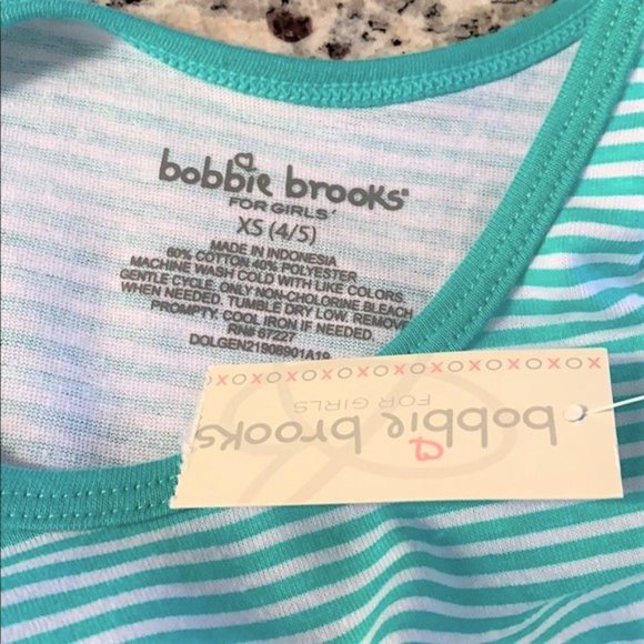 Bobbie Brooks Multi Color Strip Fruit Print Summer Sun Dress Size XS Childs NWT - Picture 5 of 5